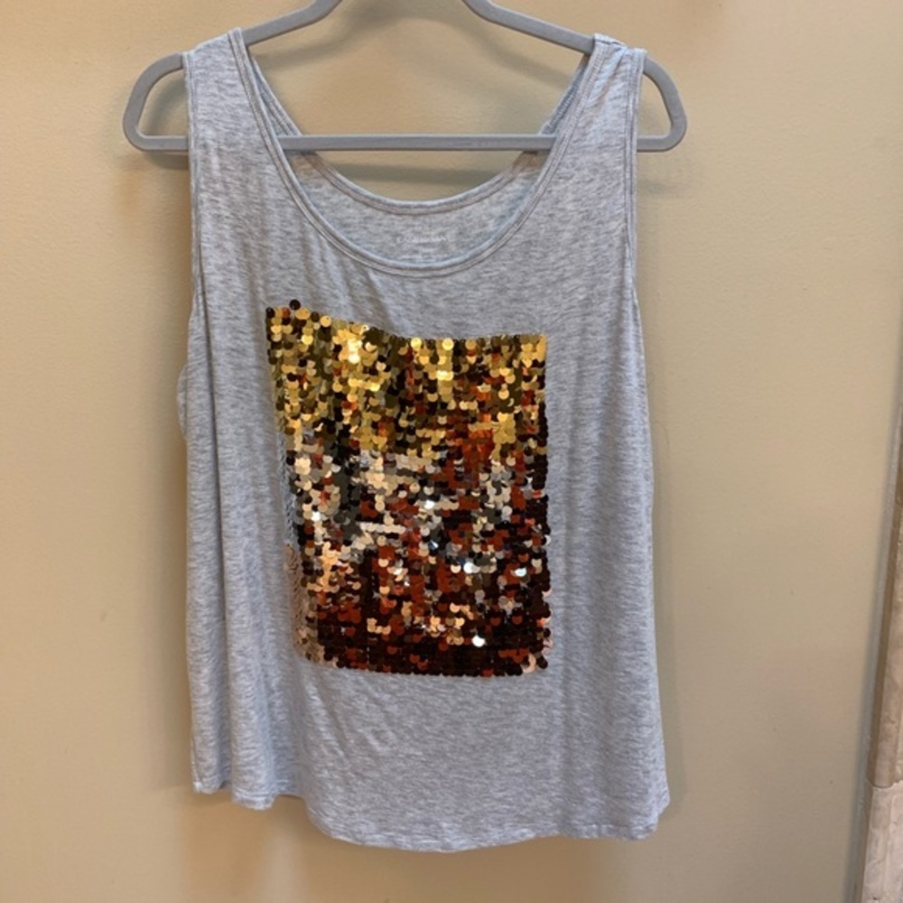 EUC Lane‎ Bryant embellished tank top size 18/20